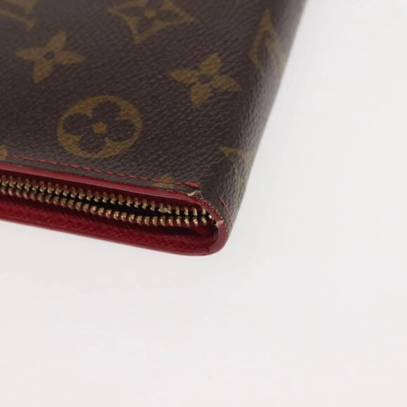 LOUIS VUITTON Monogram Cherry Porte Monnaie Zip Long Wallet M95006 Auth 146243 - Picture 3 of 16